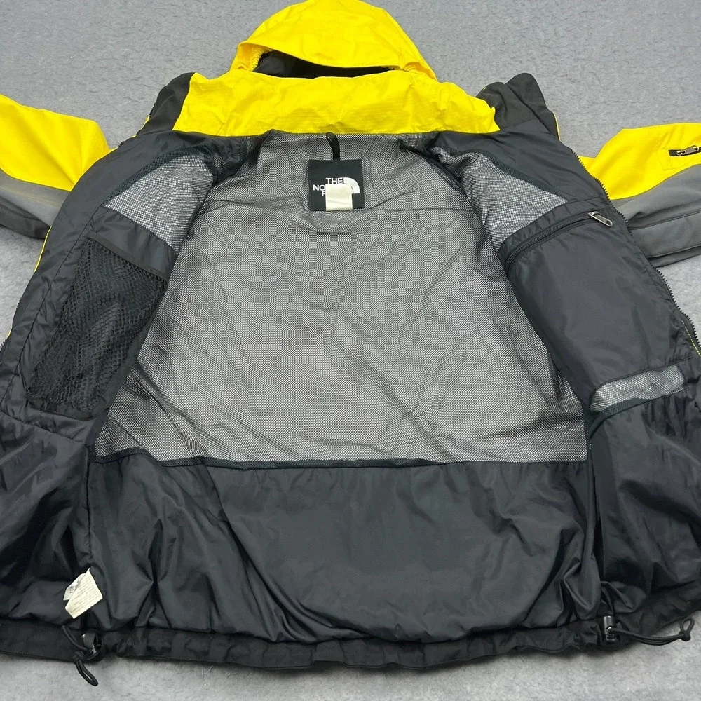VTG The North Face Gore-Tex Pro Search & Rescue Jacket Men's Large Yellow Hooded